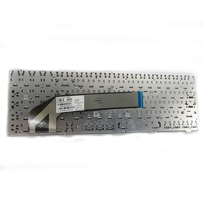 SUNMALL New Laptop Keyboard with Frame for HP ProBook 4540s 4540 4545s Series Compatible with Part Number 702237-001 683491-001 701485-001 Black US Layout Silver frame