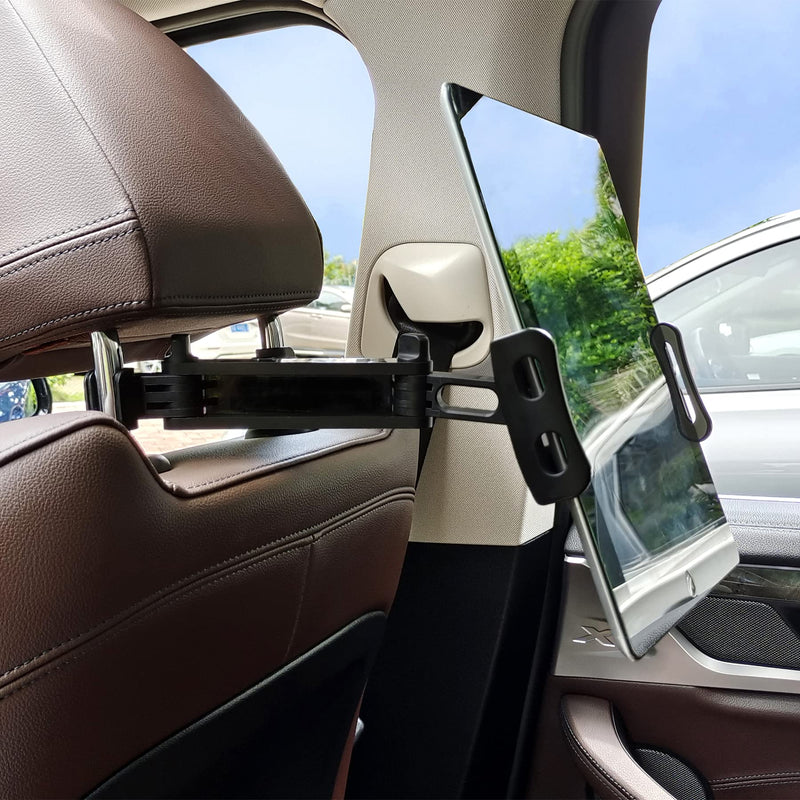 Timewall Car Headrest Tablet Phone Mount, Black, 5-11" (Pack of 2) Normal Cradle (Pack of 2)