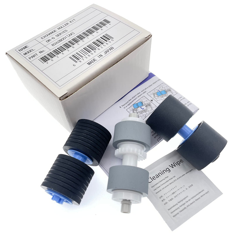 8262B001 3601C002 MG1-4806-000/MA3-0002-000/MG1-4814-000 Scanner Exchange Roller Kit Feed Pickup Roller Compatible with Canon DR-G1100 DR-G1130 DR-G2090 DR-G2110 DR-G2140