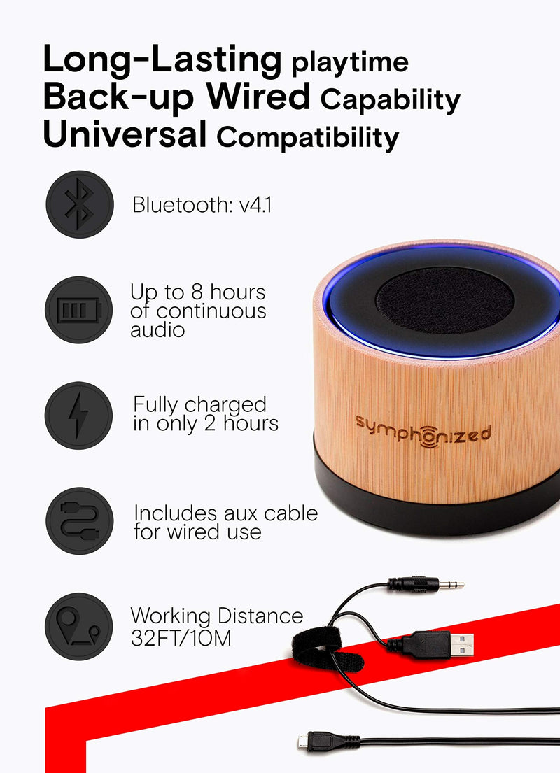Symphonized Save Up to 19% Off on NRG 3 Wired Earbuds 3.5mm Jack with Microphone NXT Premium Bluetooth Speaker Bundle