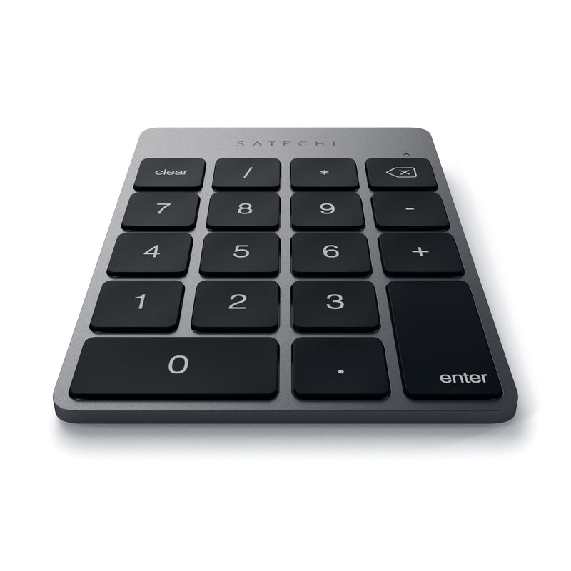 Satechi Slim Aluminum Bluetooth Wireless 18-Key Keypad Keyboard Extension - Compatible with 2017 iMac, iMac Pro, MacBook Pro, MacBook, iPad, iPhone, Dell, Lenovo and More (Space Gray) Space Gray