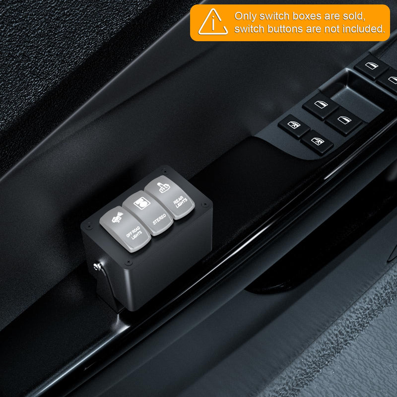 [AUSTRALIA] - Rocker/Toggle Switch Box - 3 Gang Switches Installation housing for Pickup Truck Car UTV Off Road Marine… Small-3 Gang 