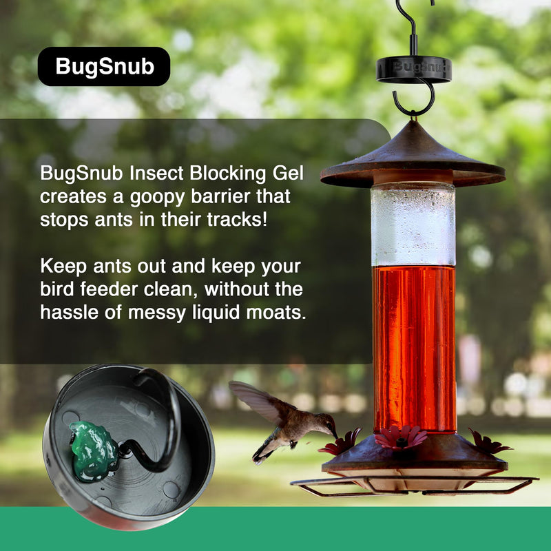 [AUSTRALIA] - Hanging Ant Guard (3-pack)- Waterless Ant Defense for Hummingbird Nectar Feeders, Unique Upside-down Design, No Liquid Moat, Metal Hooks 3 Pack 