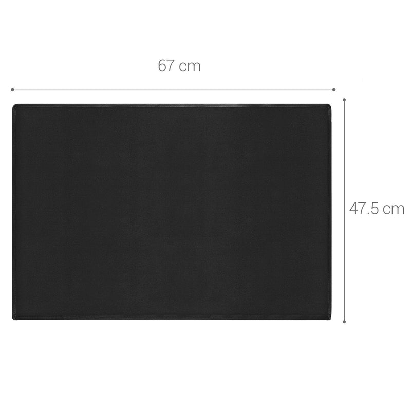 kwmobile Monitor Cover Compatible with 27-28" Monitor - Monitor Cover Dust PC Screen Protector - Black