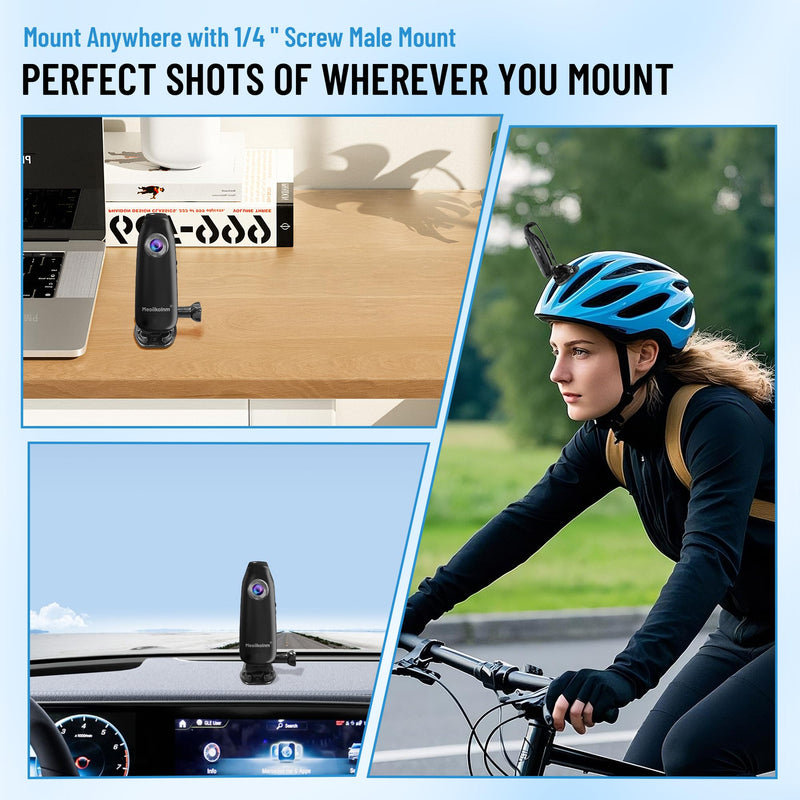 [AUSTRALIA] - Meoilkolnm Mini Body Camera with Audio and Video Recording 1080P 64GB Motion Detection Video Recorder Wearable POV Camcorder with Magnetic Pocket Portable DV for Cycling,Pets,Walking,Travaling 