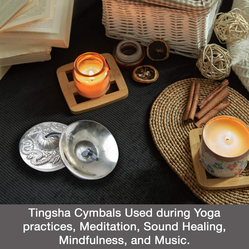 [AUSTRALIA] - Himalayan Bazaar Tingsha Cymbals Bells - Easy To Play - Meditation Mindfulness Bronze Chime For Chakra Healing Sound Bath Spiritual Gifts Handcrafted Tibetan 