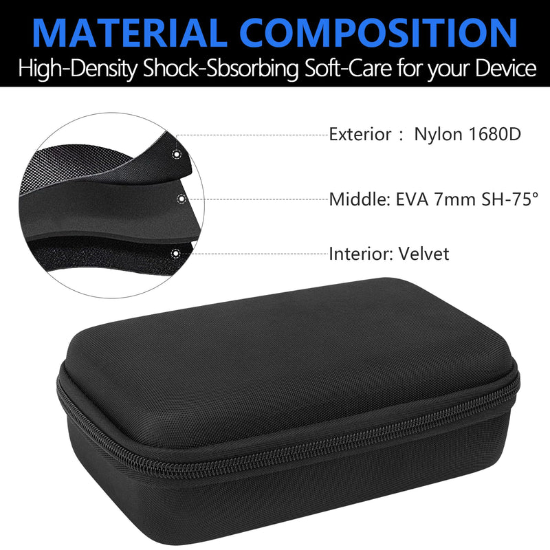 Audio Interface Case, Compatible with Focusrite Scarlett 2i2 3rd Gen Third Generation Audio Interface Cover, Velvet Interior (Black) Black