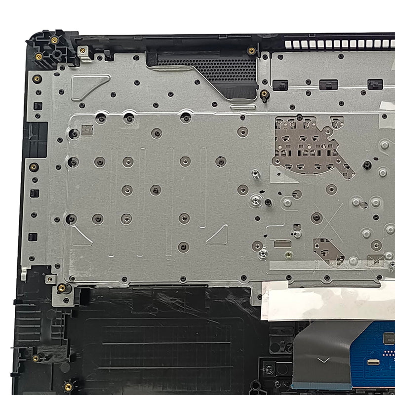 Replacement for HP Pavilion 17-BY 17-CA 17T-BY100 17T-BY200 17Z-CA100 Laptop Upper Case Palmrest Non-Backlit Keyboard Touchpad Assembly Part 17.3" L48409-001 6070B1546701 Top Cover Black