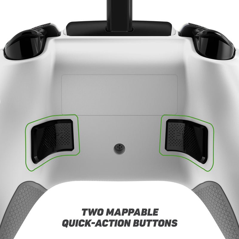 Turtle Beach Recon Controller Wired Gaming Controller for Xbox Series X & Xbox Series S, Xbox One & Windows 10 PCs Featuring Remappable Buttons, Audio Enhancements, and Superhuman Hearing - White