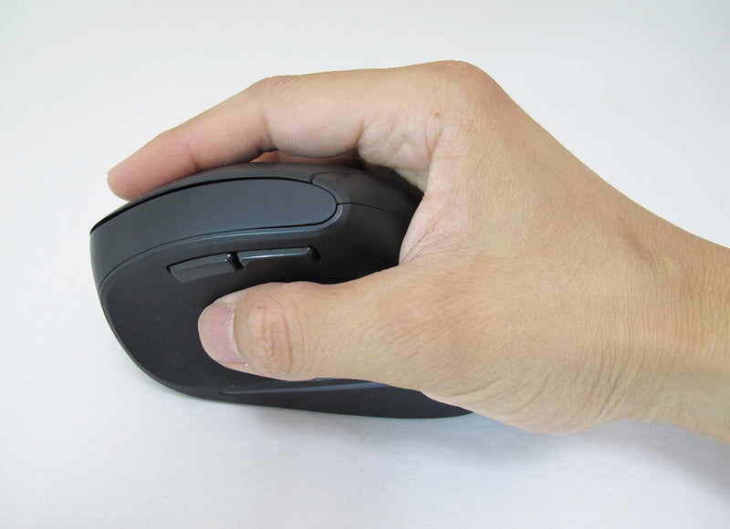 MOJO Silent Bluetooth Vertical Mouse - Wireless Optical Ergonomic Mouse w/Adjustable Sensitivity Bluetooth Only