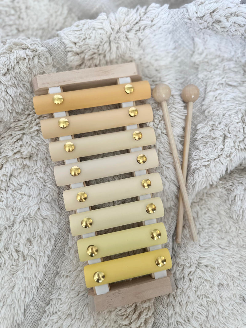 Addy&Oakley Neutral Xylophone-Gender Neutral Baby Toy-Montessori Toys-Toddler Musical Instruments-Boho Toddler Xylophone-Baby Gift-Kids Xylophone-Wooden Baby Toys-Xylophone for Toddlers 1-3