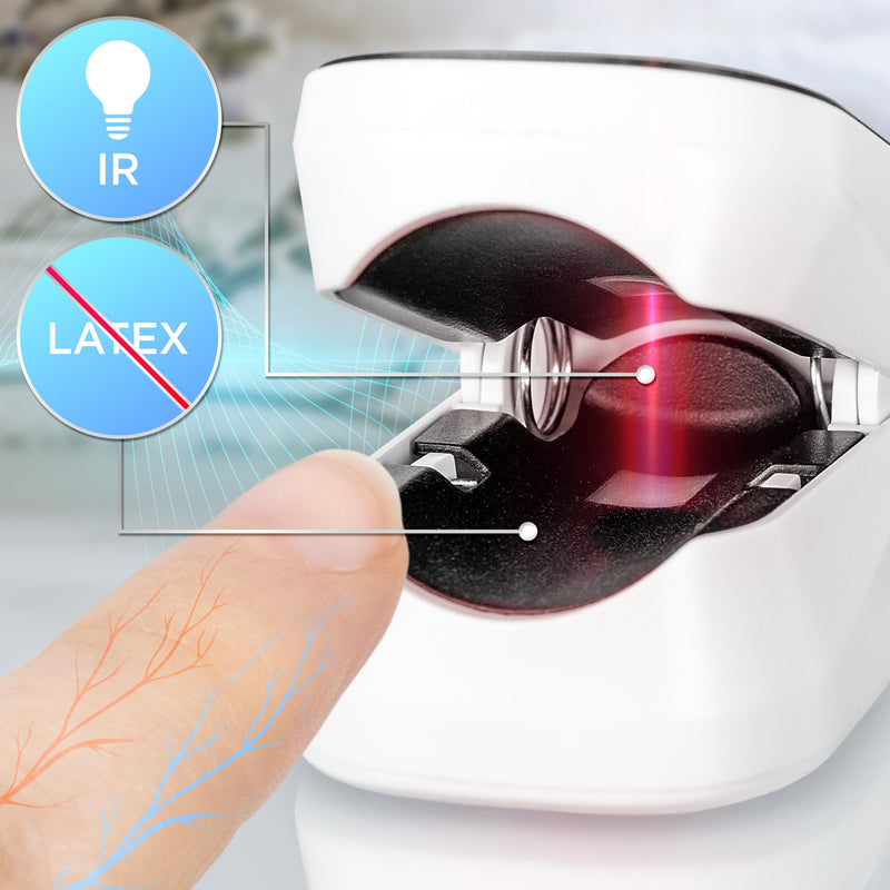 Duronic OX02 Pulse Oximeter Measuring Oxygen Saturation (SpO₂) in Blood Oximeter for Home Pulse Oximeter for Painless Finger Application