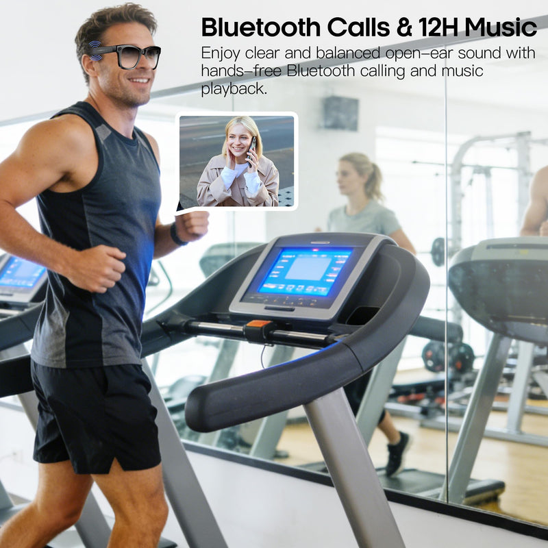 Yowow BIT AI Smart Camera Glasses 8MP Camera for Women Men, 4K Photos & 1080P Video Recording,Anti-Shake, 12H Music/Bluetooth Calls, Real-time Translation/GPT Object Recognition (Photochromic Lenses) Photochromic Lenses