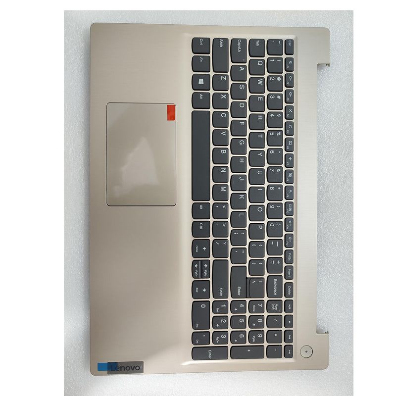 Replacement for Lenovo IdeaPad 3 15IML05 15IIL05 15ADA06 15ARE05 Laptop Upper Case Palmrest Non-Backlit Keyboard Touchpad Assembly Part 5CB0X57656 5CB1D03627 5CB0X57656 Gold