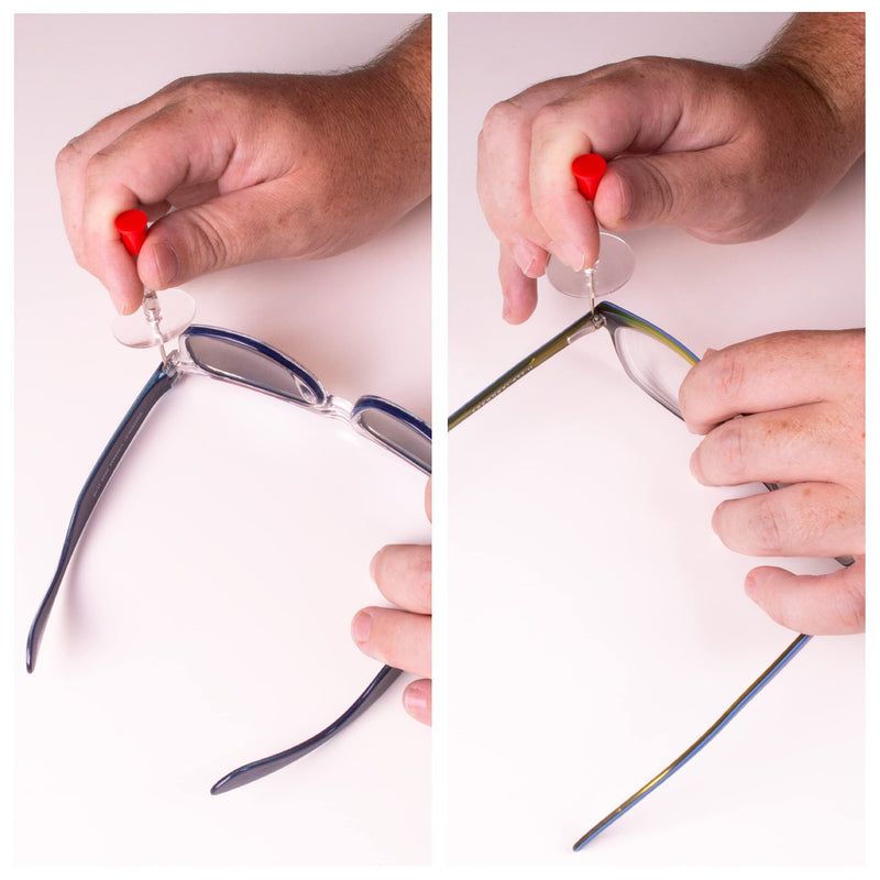 Apex Glasses Repair Kit - Eyeglass Repair Kit with Small Screwdriver ,Eyeglass Screws, Magnifying Glass, Screw Guide, & Storage Pouch - Universal Eyeglass Repair Kit for Reading Glasses, & Sunglasses