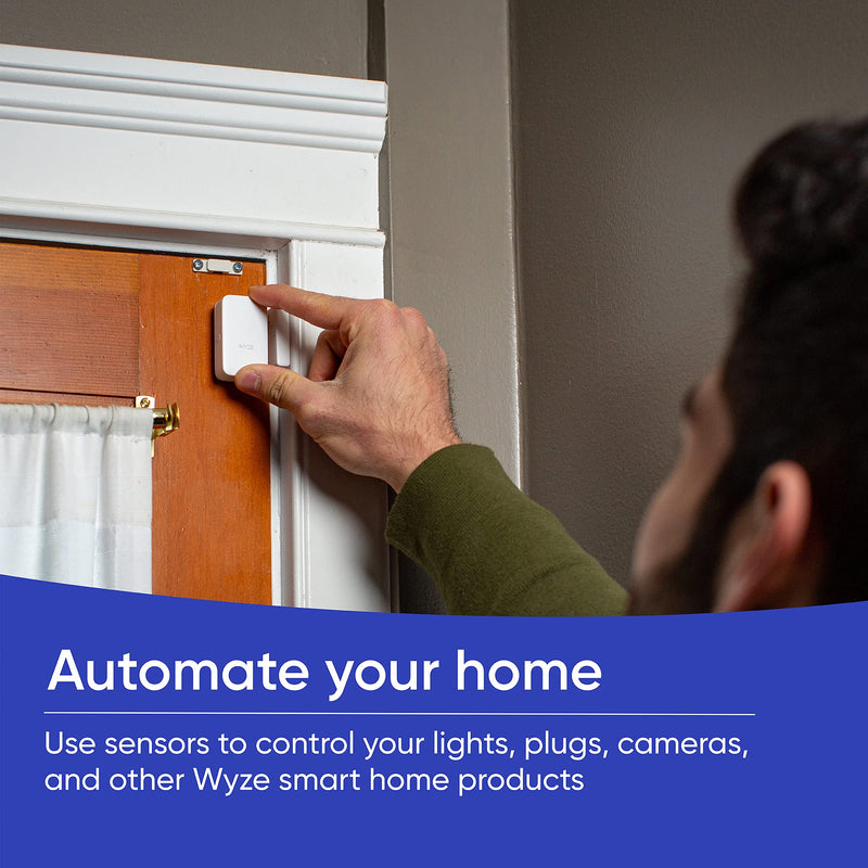 Wyze Home Security System Entry Sensor - Window and Door Entry Protection (3-Pack) Wyze Sense Hub required Entry Sensor (3-Pack)