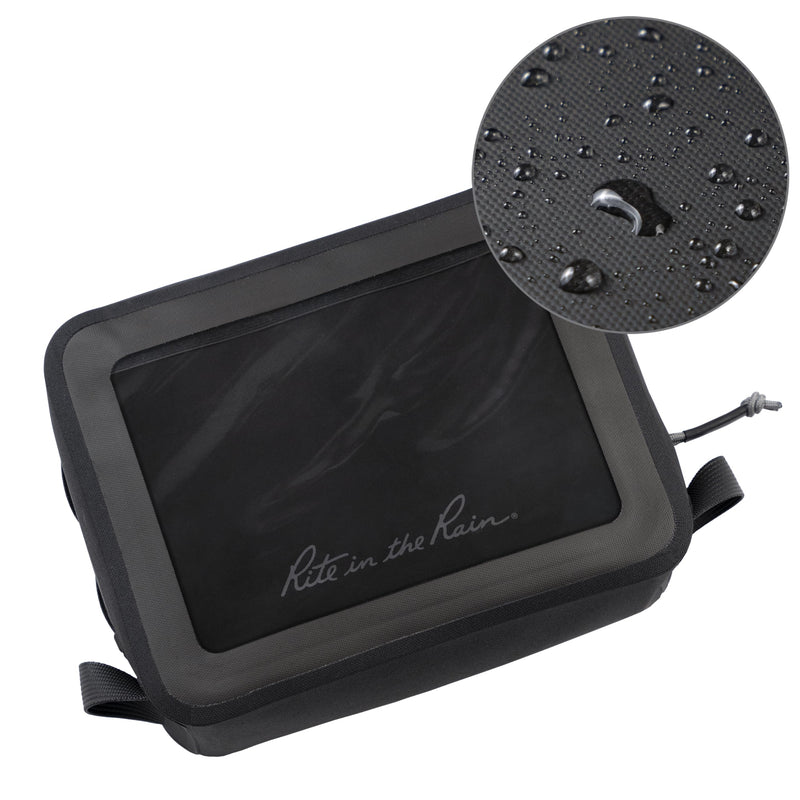 Rite in the Rain Monsoon Reach Medium Utility Bag, 9” x 7” x 3”, Touch Screen Compatible, Water tight TPU Construction Storage Bag (No. P797)