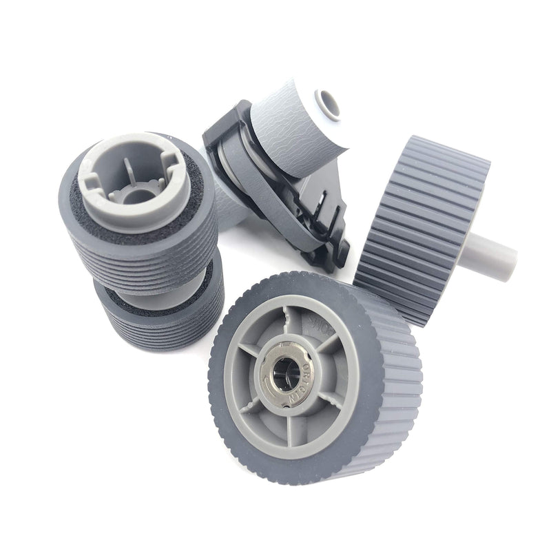 OKLILI 1SET X PA03740-K010 PA03740-K011 Consumable Kit Pick Roller + Brake Roller Pickup Roller Separation Roller Compatible with Fujitsu fi-7600 fi-7700 fi-7700S PA03740-K010 + PA03740-K011