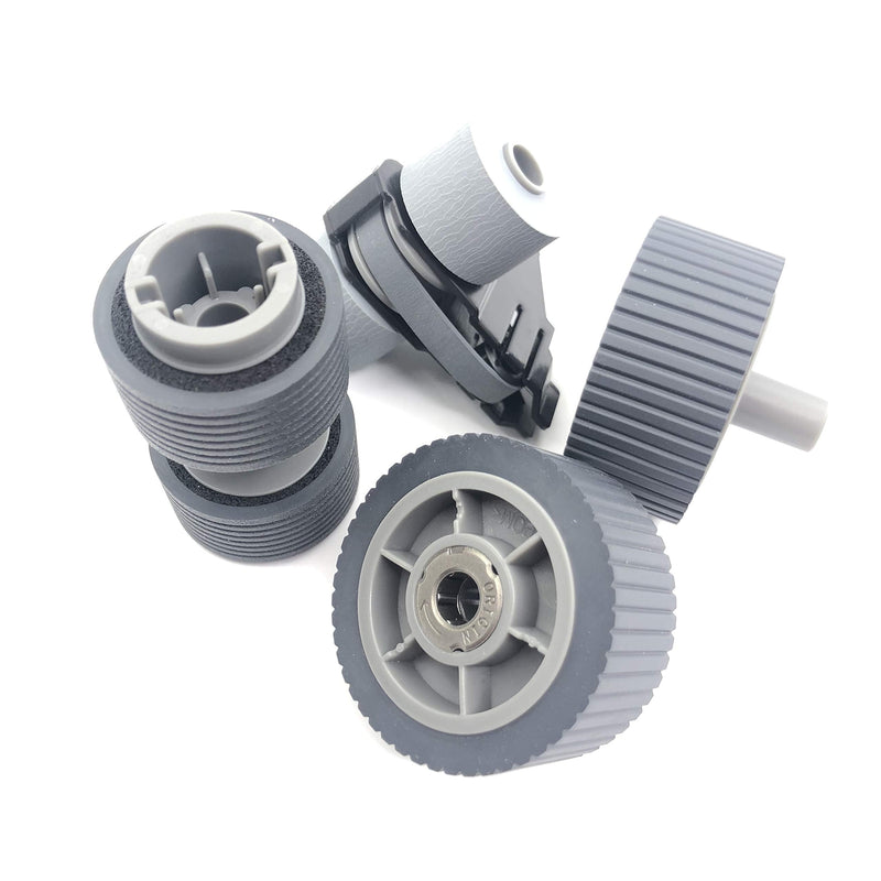 1SET X PA03740-K010 PA03740-K011 Consumable Kit Pick Roller + Brake Roller Pickup Roller Separation Roller Compatible with Fujitsu fi-7600 fi-7700 fi-7700S PA03740-K010 + PA03740-K011