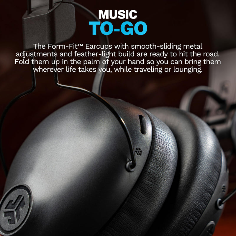 JLab Studio Pro+ Bluetooth Wireless Over-Ear Headphones, Black