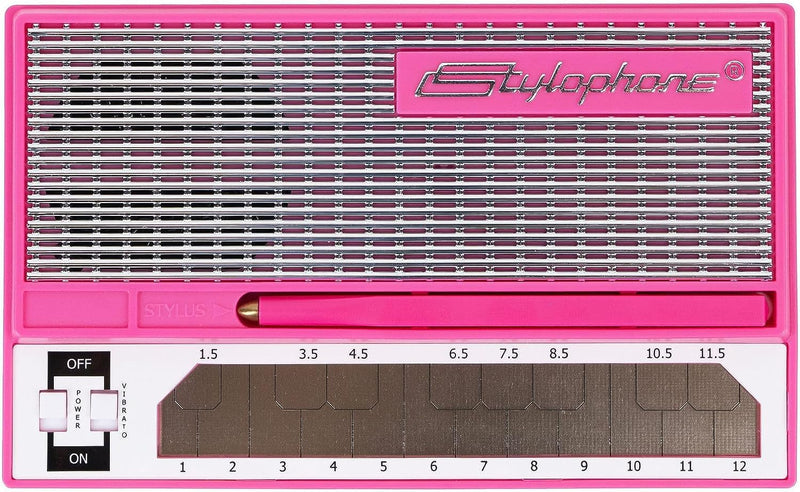 Stylophone Pink - The Original Pocket Electronic Synthesizer - Special Edition | Synth Musical Instrument | Synthesizer Keyboard | Stylophone Instrument