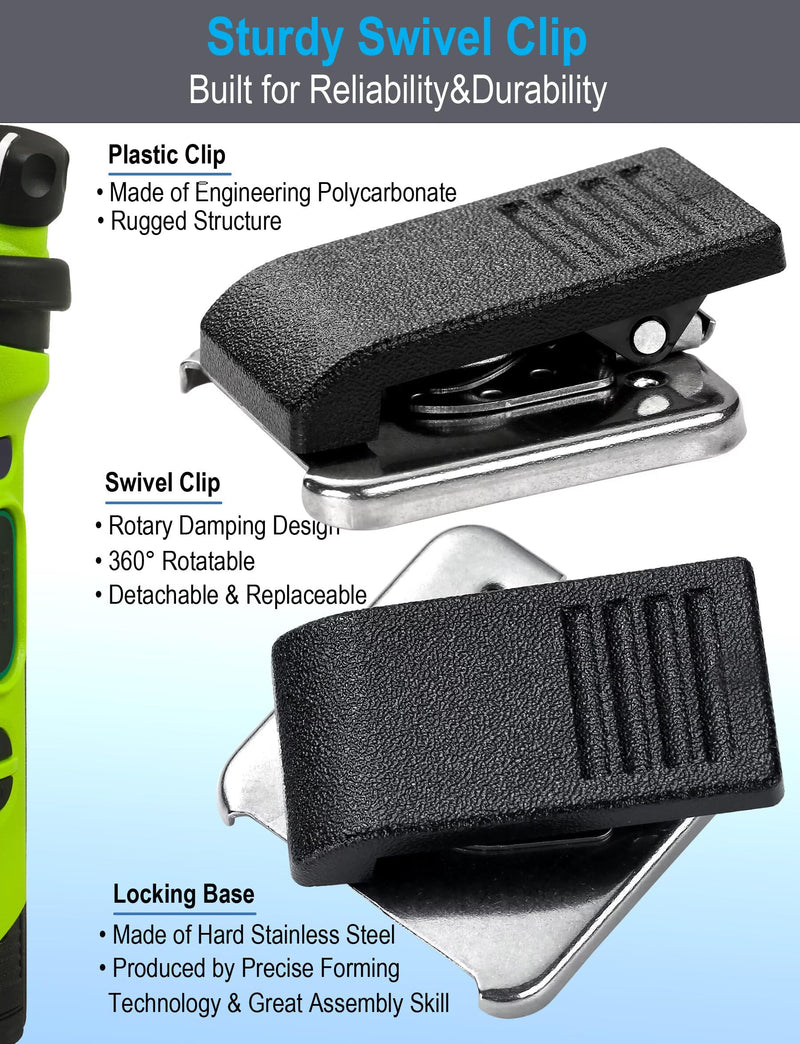 commountain Speaker Mic Compatible for Motorola Radios APX-6000 XPR-7550e APX-8000 (7000 4000) XPR-7350e (7580e 7380e 7550 7350) APX6000 APX7000 APX8000 XPR7550 XPR7550e, Shoulder Microphone Black