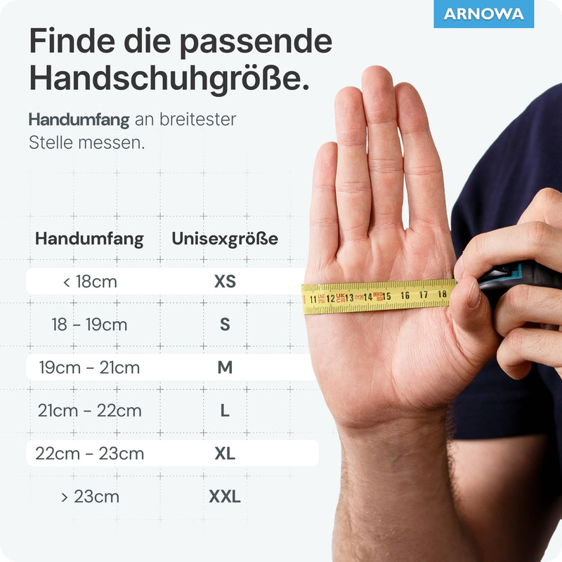 ARNOMED Disposable Gloves, Pack of 100 Black L Nitrile Gloves, Powder-Free and Latex-Free Disposable Gloves, Gloves Available in Size XS, S, M, L, XL and XXL