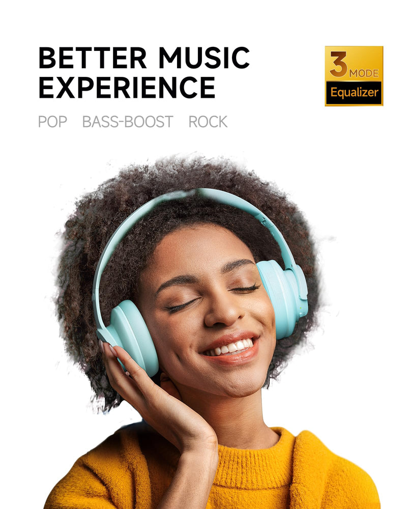 Picun [2PACK] B8 Bluetooth Headphones – Black + Khaki | 120H Playtime | 3 EQ Modes