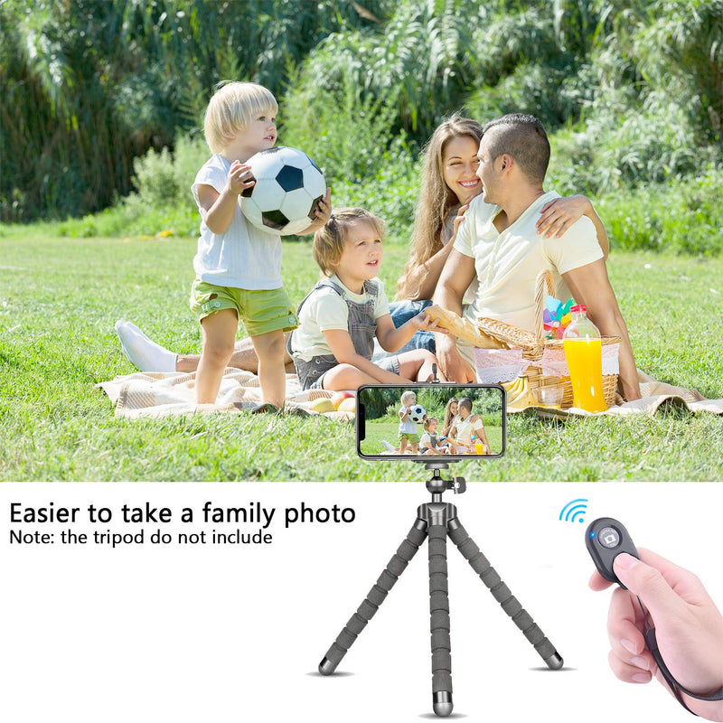 [AUSTRALIA] - Cellphone Remote Shutter for Smartphones and Tablets, AOQIYUE Wireless Camera Remote Control Compatible with iPhone/Android Cellphone Wrist Strap Included (Black+Pink) Black+Pink 