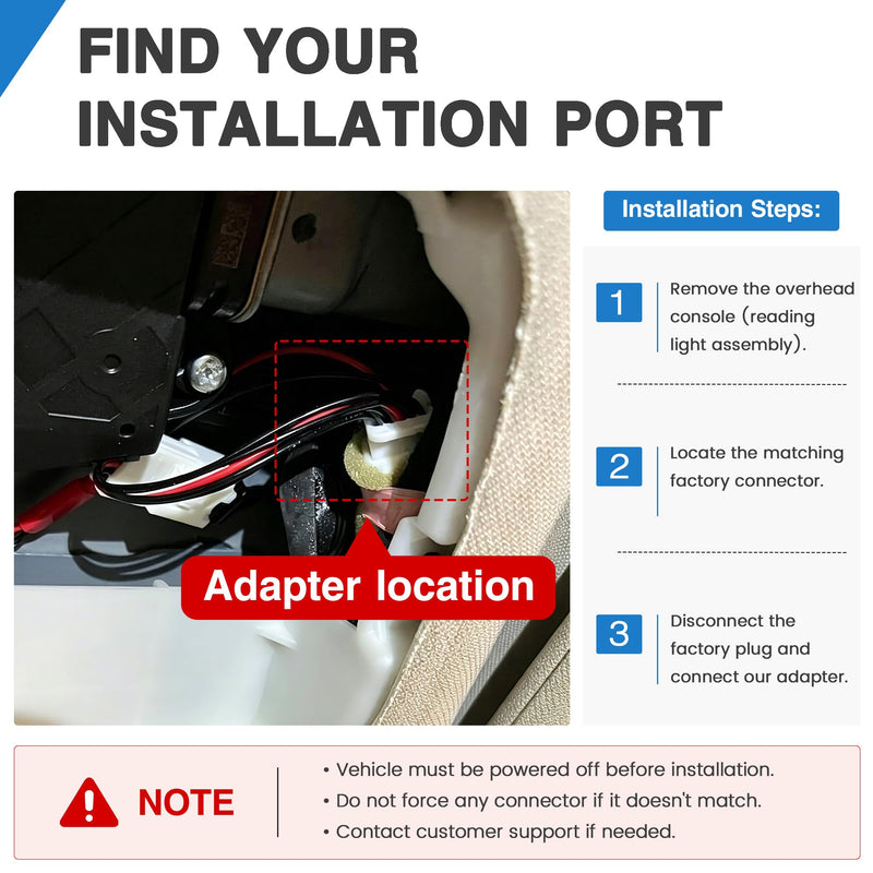 DashCam Power Adapter,(5P TypeE) Compatible with Select Subaru | for Car with Auto Dimming Rearview Mirror,Built-in Hide USB to GPS Radar Dash Cam Charger Adapter Cable,Clean Install
