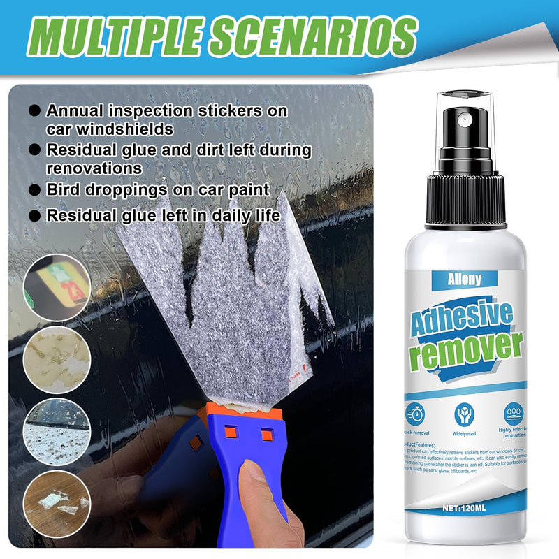 [AUSTRALIA] - Allony Sticker Remover, Adhesive Residue Remover, Window Frame, Superglue Remover, Sticker Effectively Removes Stickers and Labels from Surfaces 120 ml 