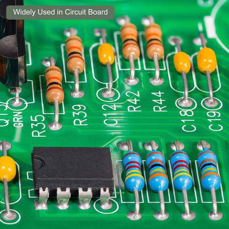 YOKIVE Pack of 30 Metal Foil Resistors 8.2 K Ohm Resistor with 2 W 1% Tolerance Cable Good for DIY Electronic Projects (5 Colour Bands 15.5+/-1 mm)