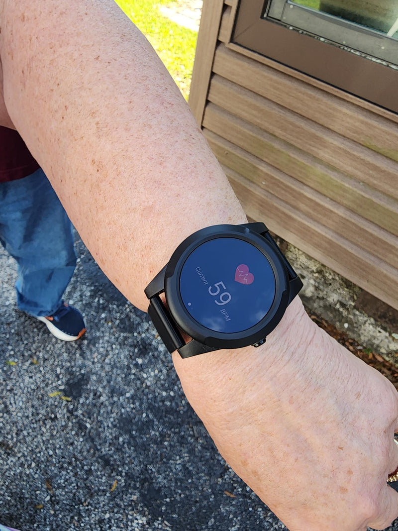 Connected Caregiver Safety+ 4G Medical Alert System for Seniors: Smart Watch, Fall Detection, 24/7 Monitor, WiFi Locate, SOS Button, Small, Lightweight, (Call to Activate)