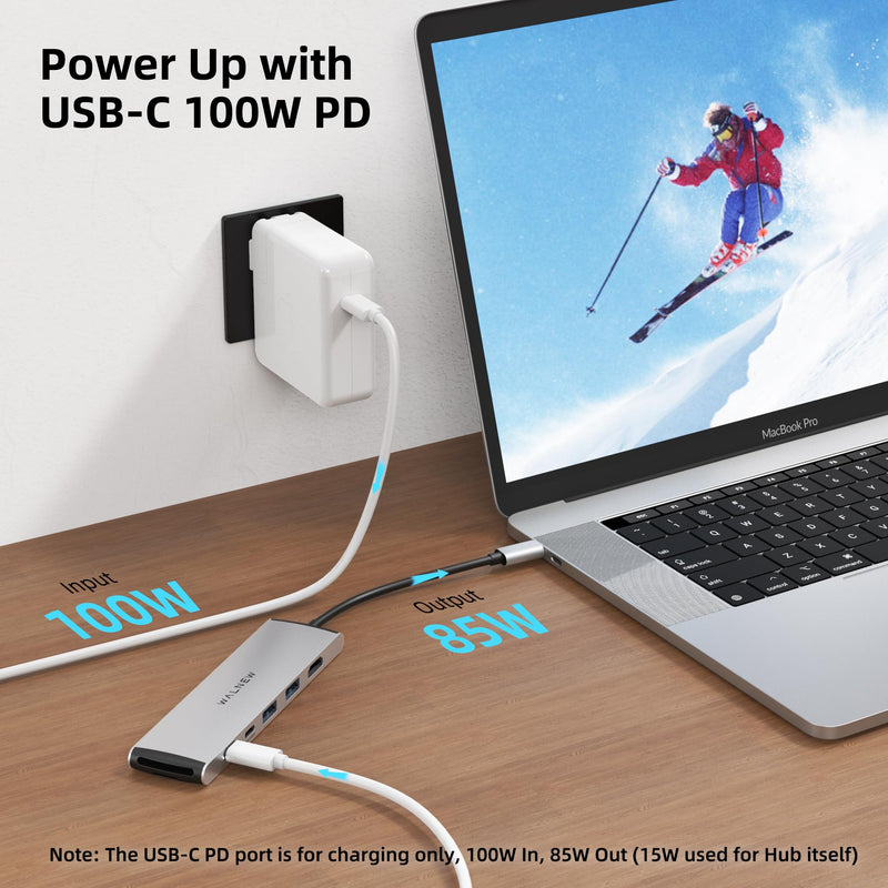USB 3.0 Ethernet Aapter & 7 in 1 USB C Hub Bundle