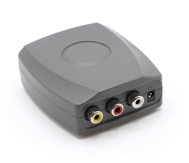 THE CIMPLE CO RF Modulator - RCA Composite to RF Coaxial - Converts Standard Definition Signals to Coax, Includes AV Cable