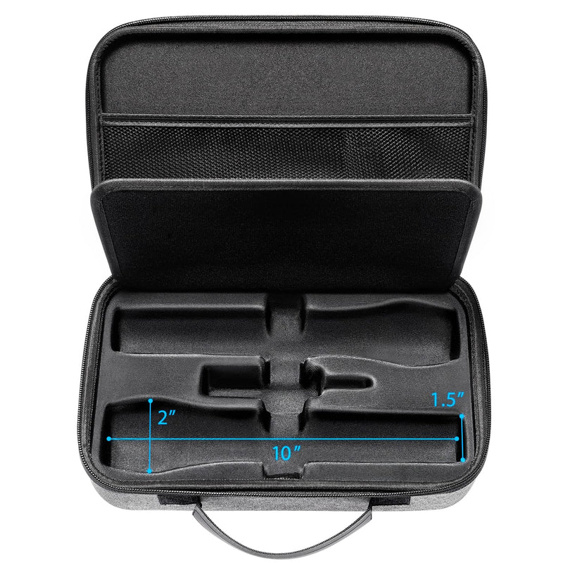 Bietrun Portable Microphone Storage Case Wireless Mics WXM 02/WXM 04/WXM 19/WXM19A/WXM 21, EVA Hard Shell Exterior Case, Case Only