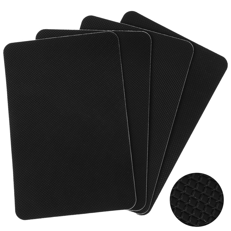 [AUSTRALIA] - Sticky Anti-Slip mat Non-Slip Rubber Tape Universal Car Dashboard Sticky mat 4pcs Adhesive Waterproof Soundproof Pad Cuttable Heat Resistant Sheet for Safer Handle & Surface for DIY Floor Cushioning 