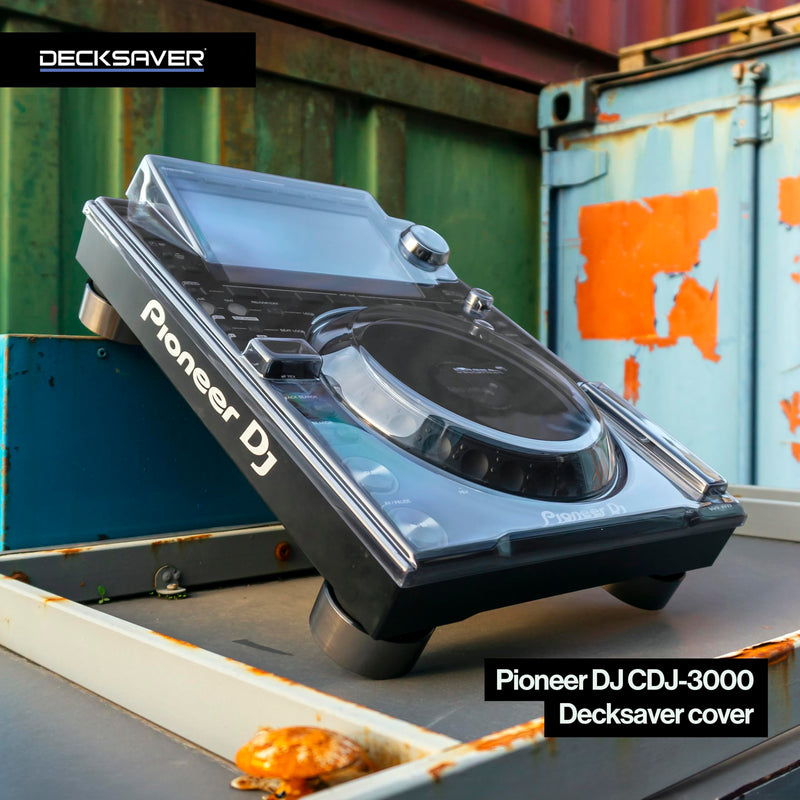 [AUSTRALIA] - Decksaver DS-PC-CDJ3000 - Super Strong Polycarbonate Cover Compatible with Pioneer DJ CDJ-3000, CDJ Dust Cover, DJ Equipment Cover for Travel and Everyday Protection 
