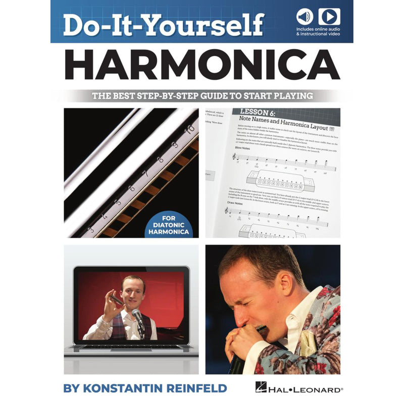 [AUSTRALIA] - Do-It-Yourself Harmonica: The Best Step-by-Step Guide to Start Playing - Book with Online Audio and Instructional Videos 