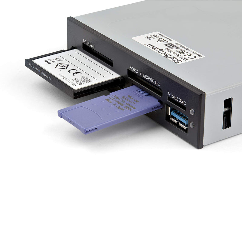 StarTech.com USB 3.0 Internal Multi-Card Reader with UHS-II Support - SecureDigital/Micro SD/Memory Stick/Compact Flash Memory Card Reader (35FCREADBU3)