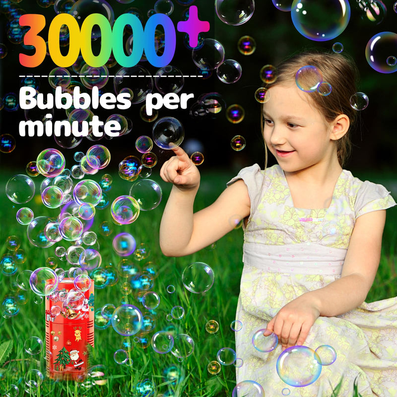 Fireworks Bubble Machine with Lights for Party (13 Holes), Firework Bubble Machine, Kids Bubble Machine with Closeable Sound, Party, Christmas, Chinese New Year 13 Holes