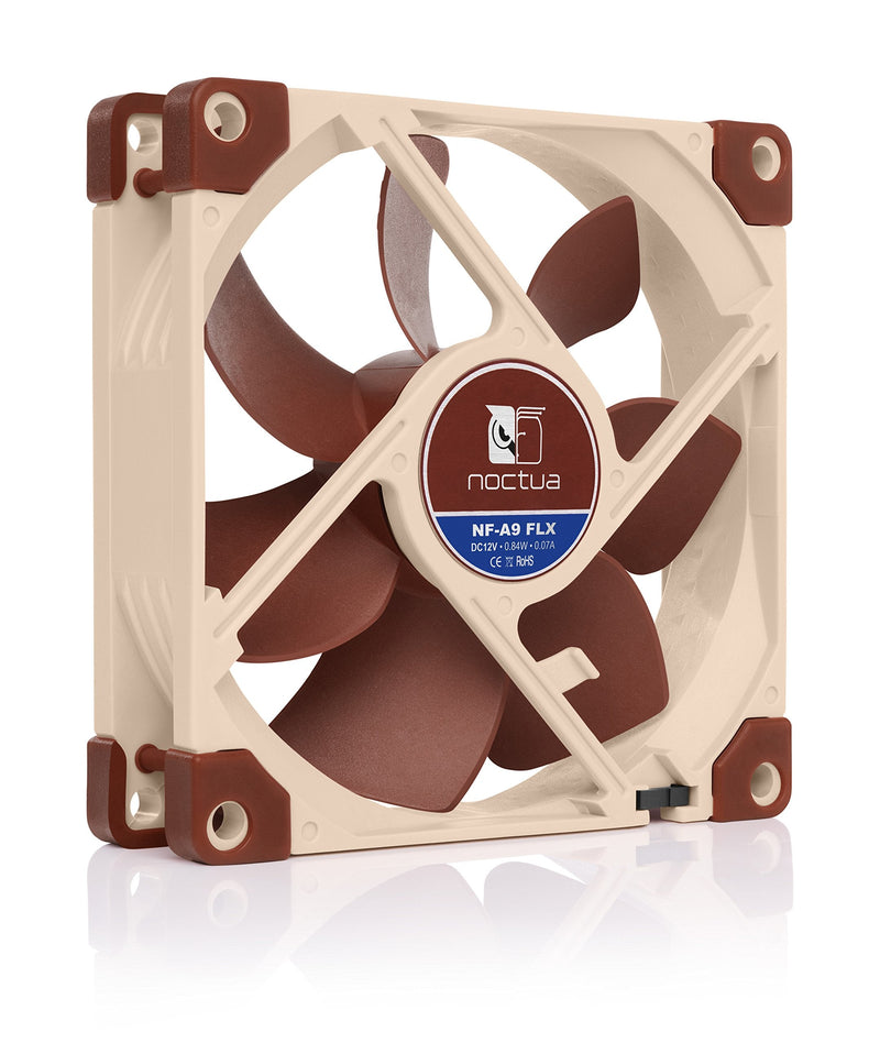 Noctua NF-A9 FLX, Premium Quiet Fan, 3-Pin (92mm, Brown)