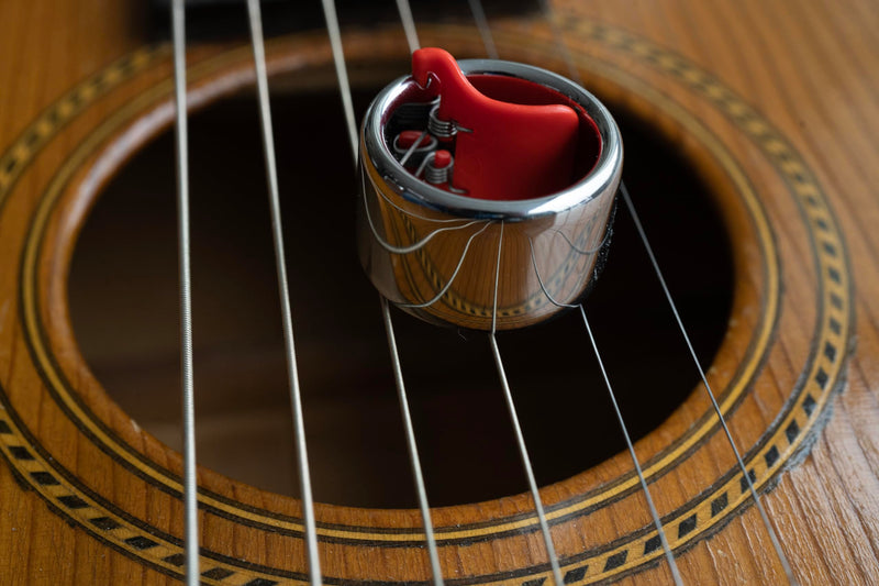 Black Mountain Slide Guitar Rings - Made From Tungsten Steel. Acoustic Guitar Slide, Electric Guitar Slide, Bass, Ukulele, and More. Almost as Hard as Diamond, Smooth Surface Finish, New Invention Regular