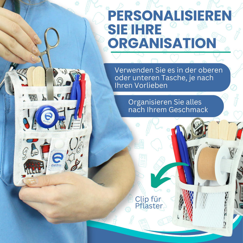 ErenBros® Pockets for Nurses with Magnet - Organiser Nursing - Desk Organiser - Nurse Accessories