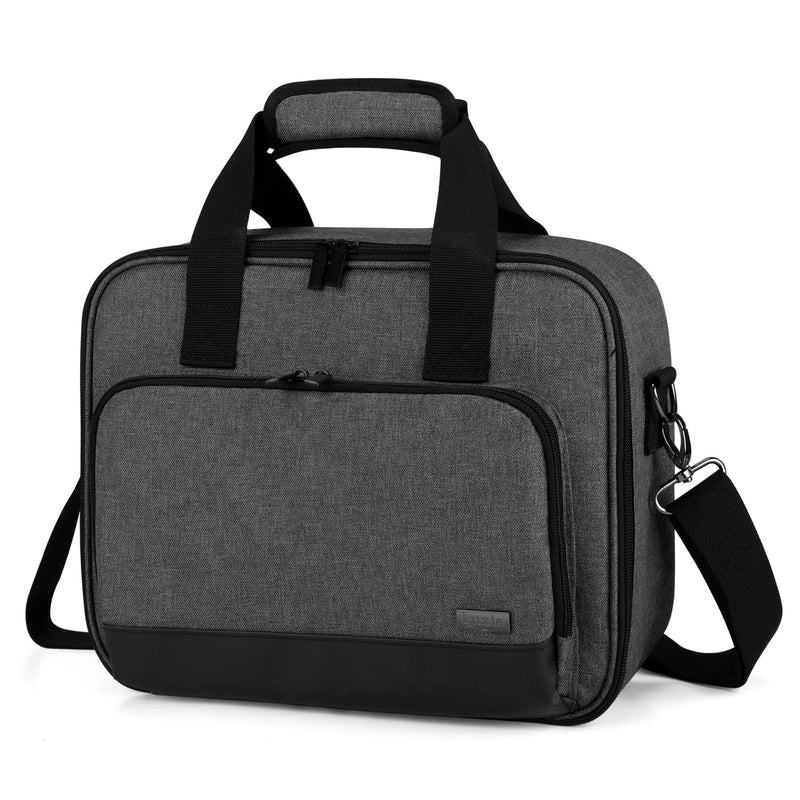 Luxja Projector Case, Projector Bag with Accessories Storage Pockets (Compatible with Most Major Projectors), Medium(13.75 x 10.5 x 4.5 Inches), Black