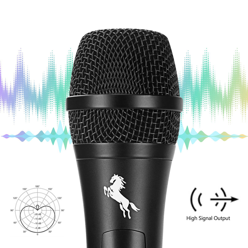 Marengo Dynamic Vocal Microphone for Karaoke Speaker,Wired Handheld Mic with On and Off Switch and 13ft Detachable Cable MWH58