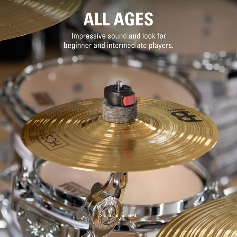 Meinl Cymbals HCS 8" Splash Cymbal for Drum Set — Made in Germany — Traditional Medium, 2-Year Warranty, MS63 Brass Alloy, (HCS8S) 8"