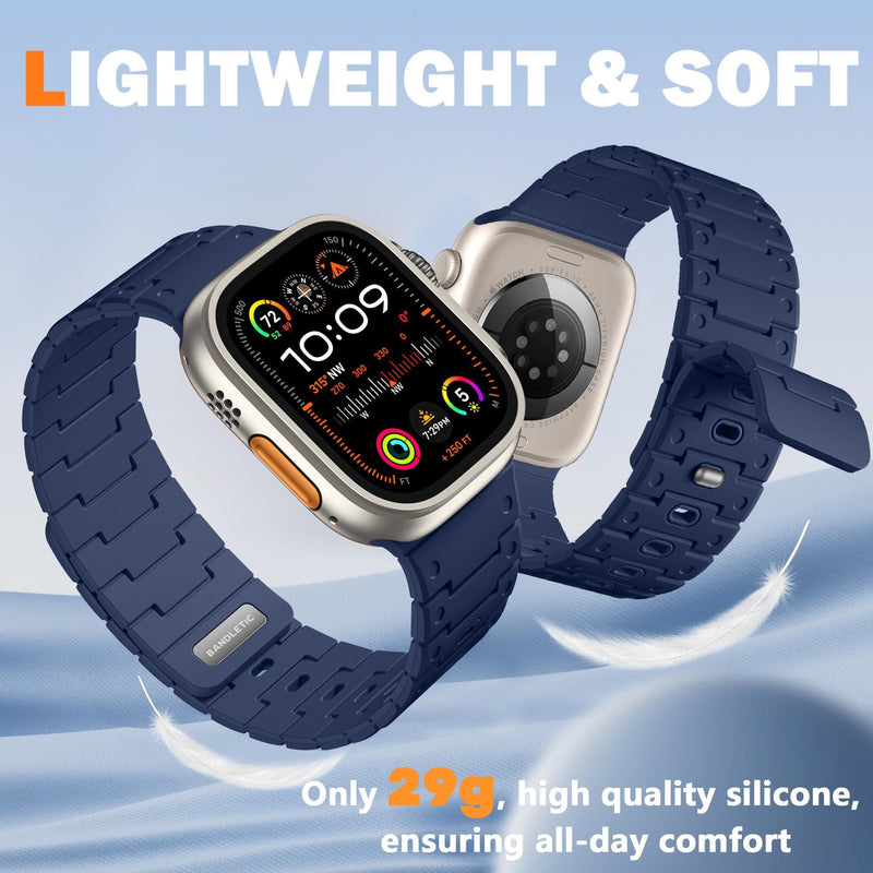 Bandletic Nylon Strap and Magnetic Band Compatible with Apple Watch