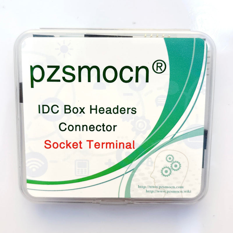 20 Pieces IDC 2 * 5 Double Row 2.54 mm Pitch JTAG ISP 10-Pin Straight Pin in-line Box Header Connector Adapter Cable Male Socket Terminal for PCB Electronic Equipment Projects. 2.54 mm Male Socket Terminal