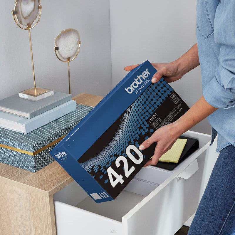 Brother Genuine TN420 Mono Laser Toner Cartridge TN-420 Toner